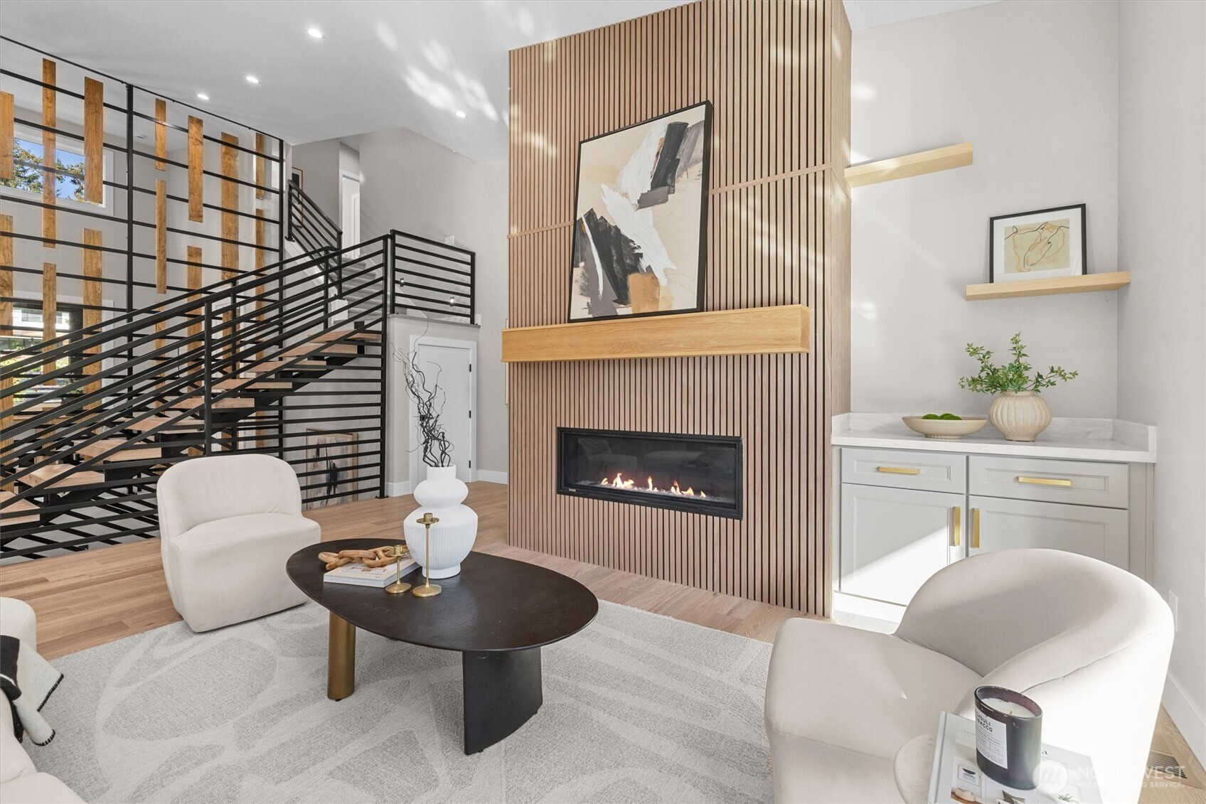 Incredible architectural details throughout the home