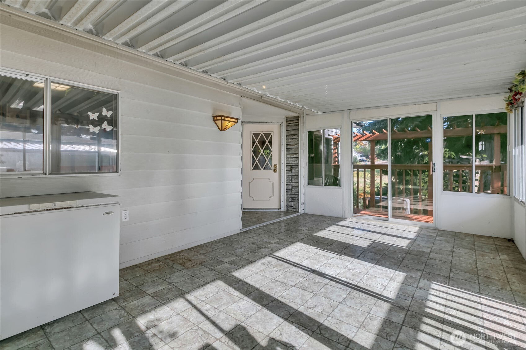 Enclosed porch for year-round use ~