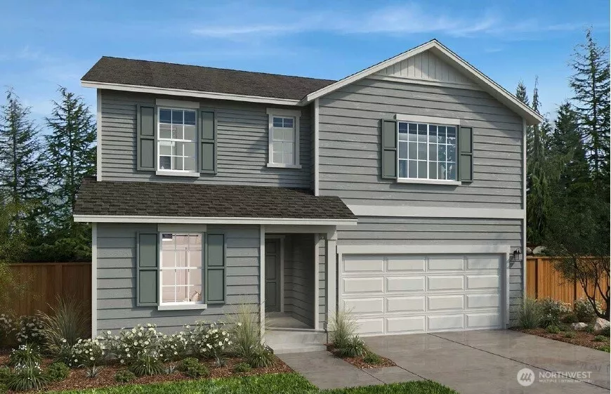 Elevation A rendering not of actual home