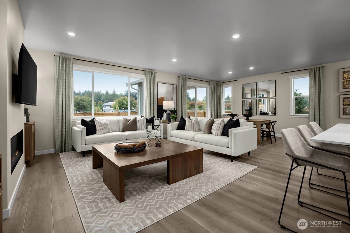 Model home, not of actual home