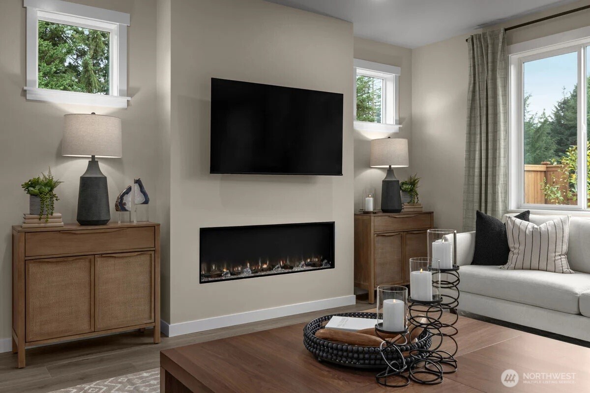 Model home, not of actual home