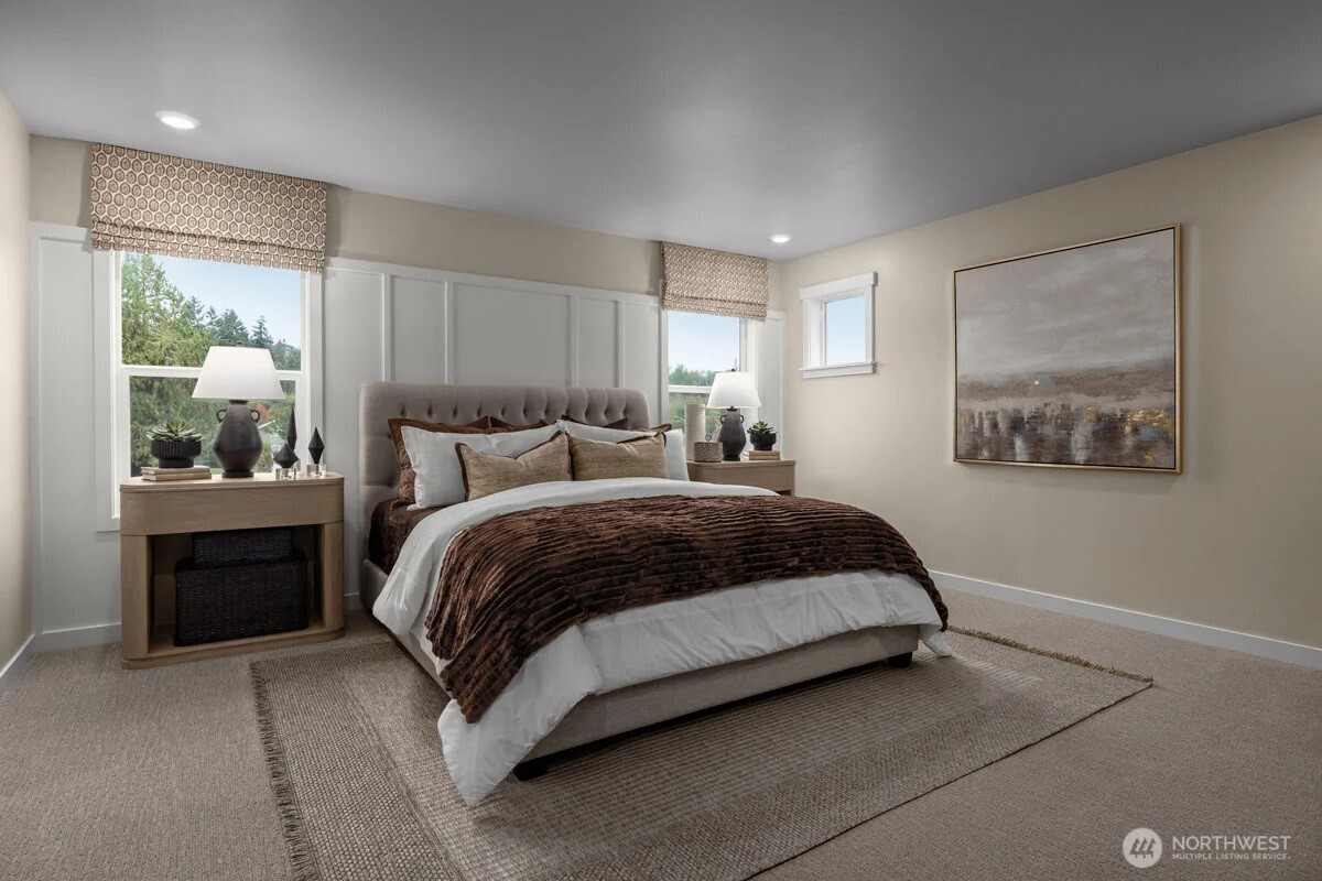 Model home, not of actual home