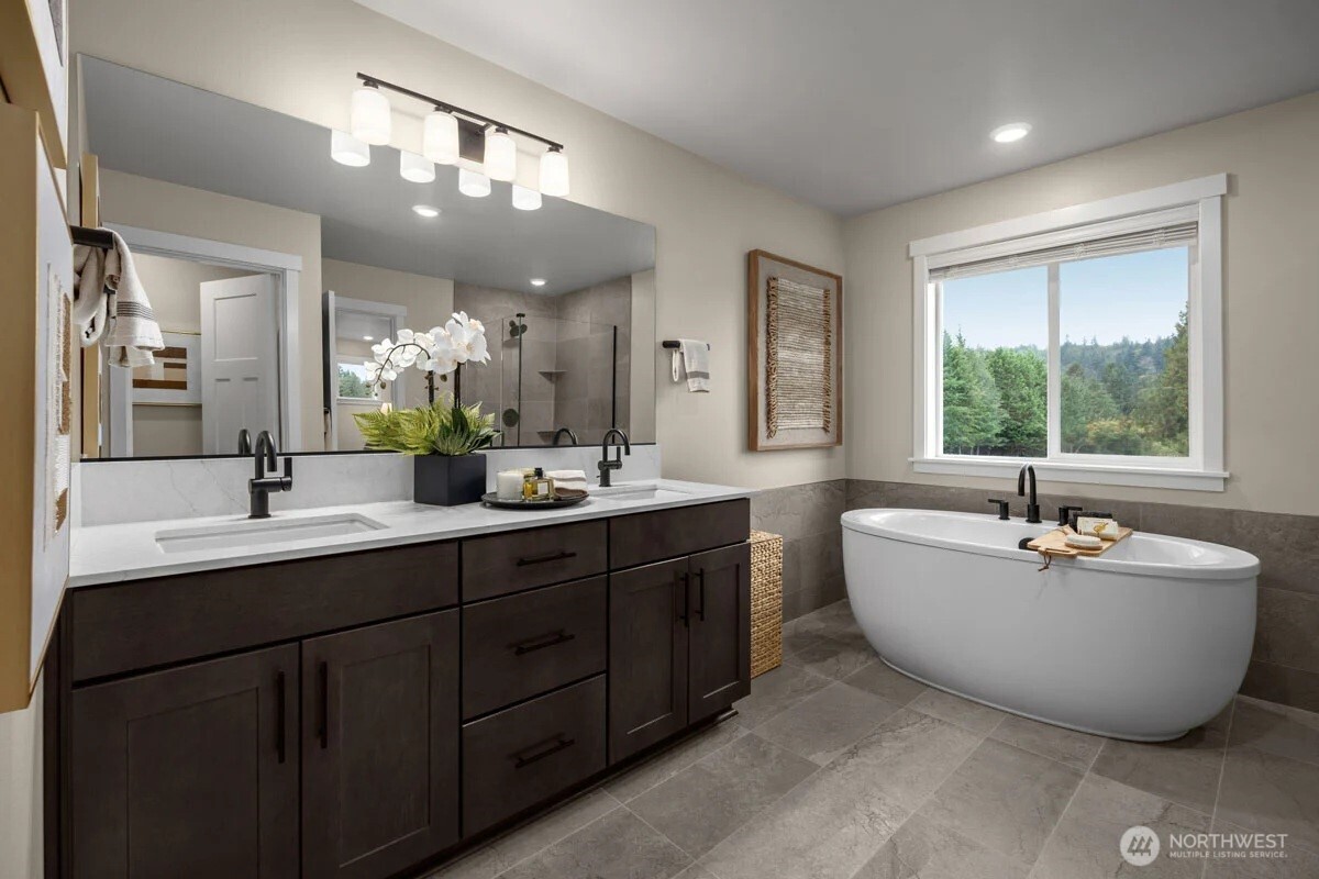 Model home, not of actual home