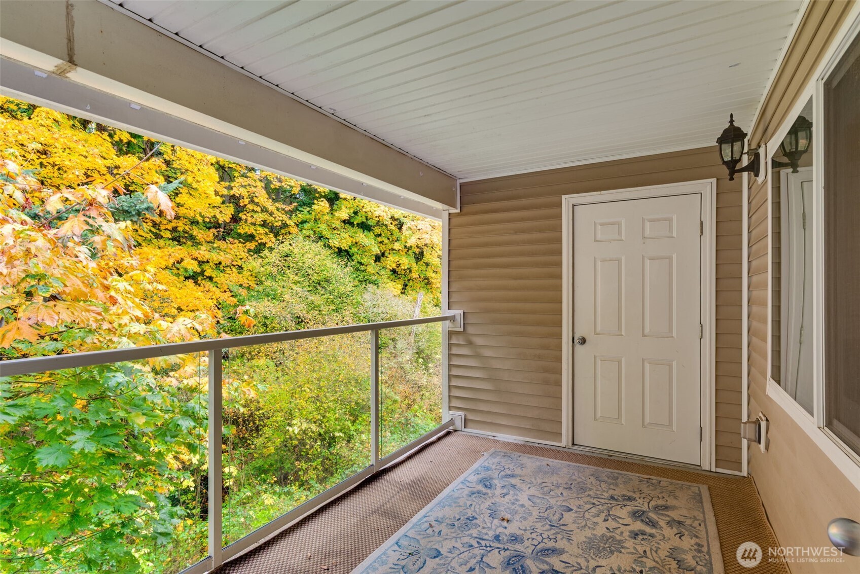 Large storage closet on the deck.