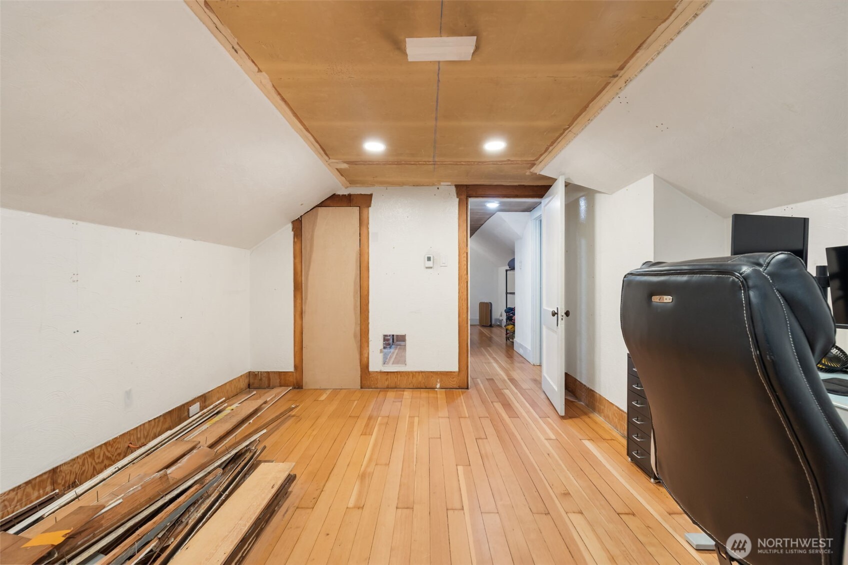 2nd Bedroom, upstairs with access started to new bathroom