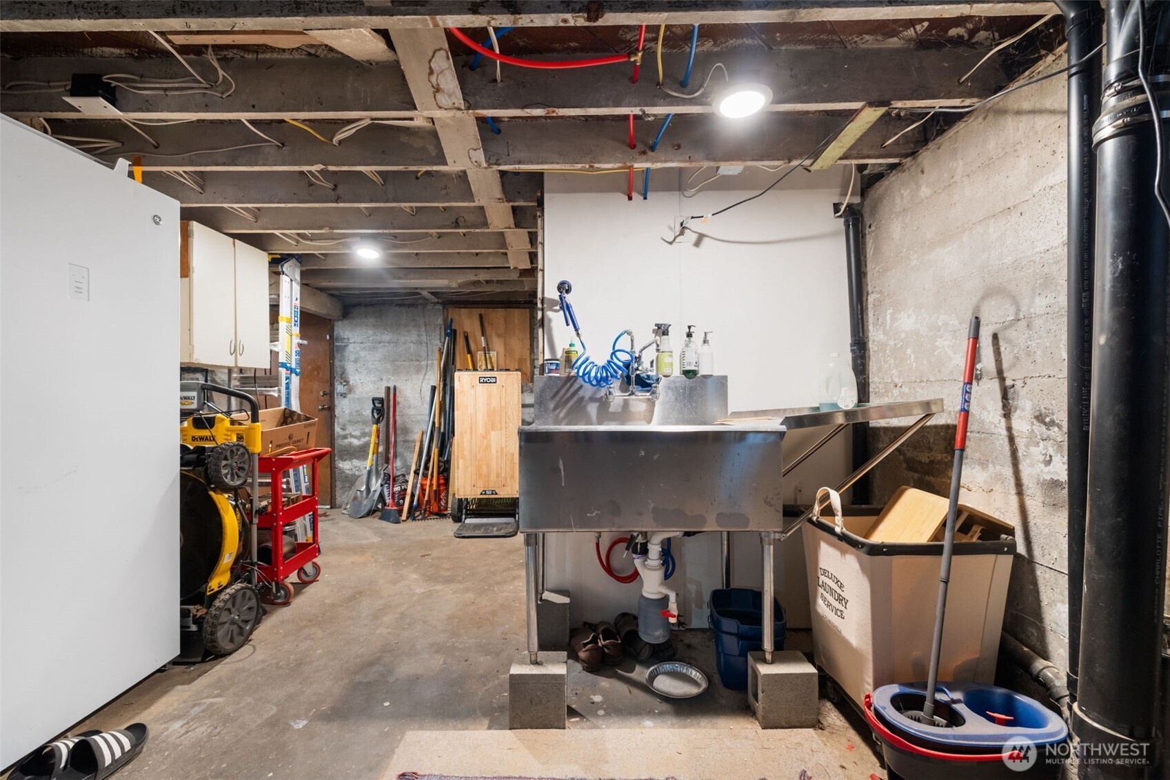 Basement is ready for a 3rd bathroom for you to build!