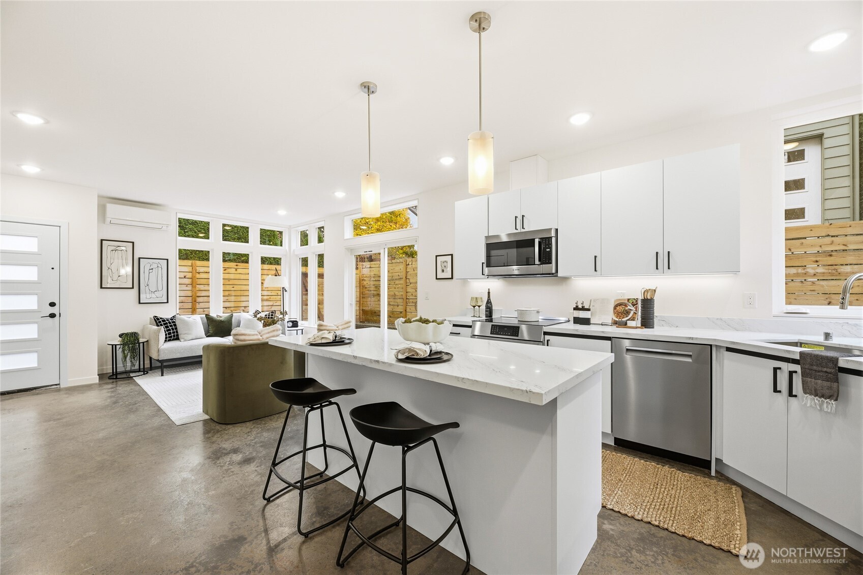 Large walk-in pantry.