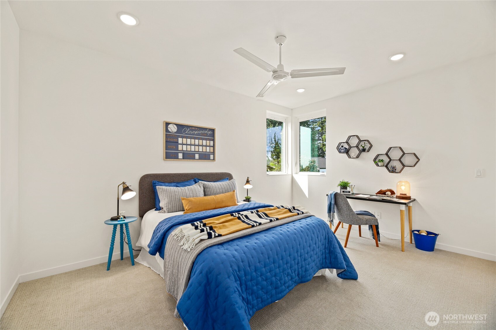 Large walk-in closet.