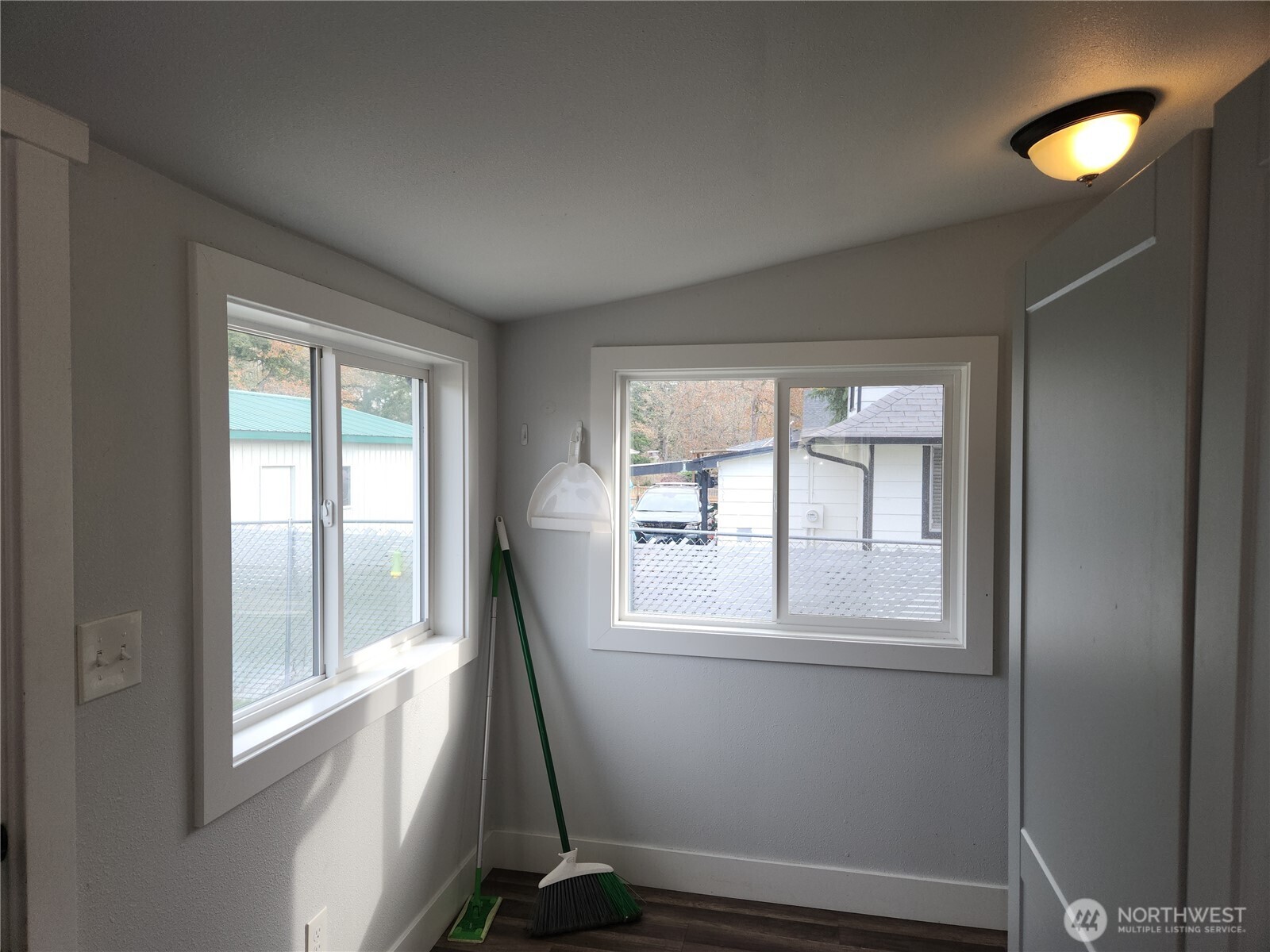 Windows in utility room let in lots of light!