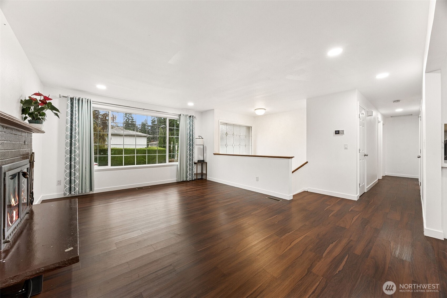 Kitchen and dining room.