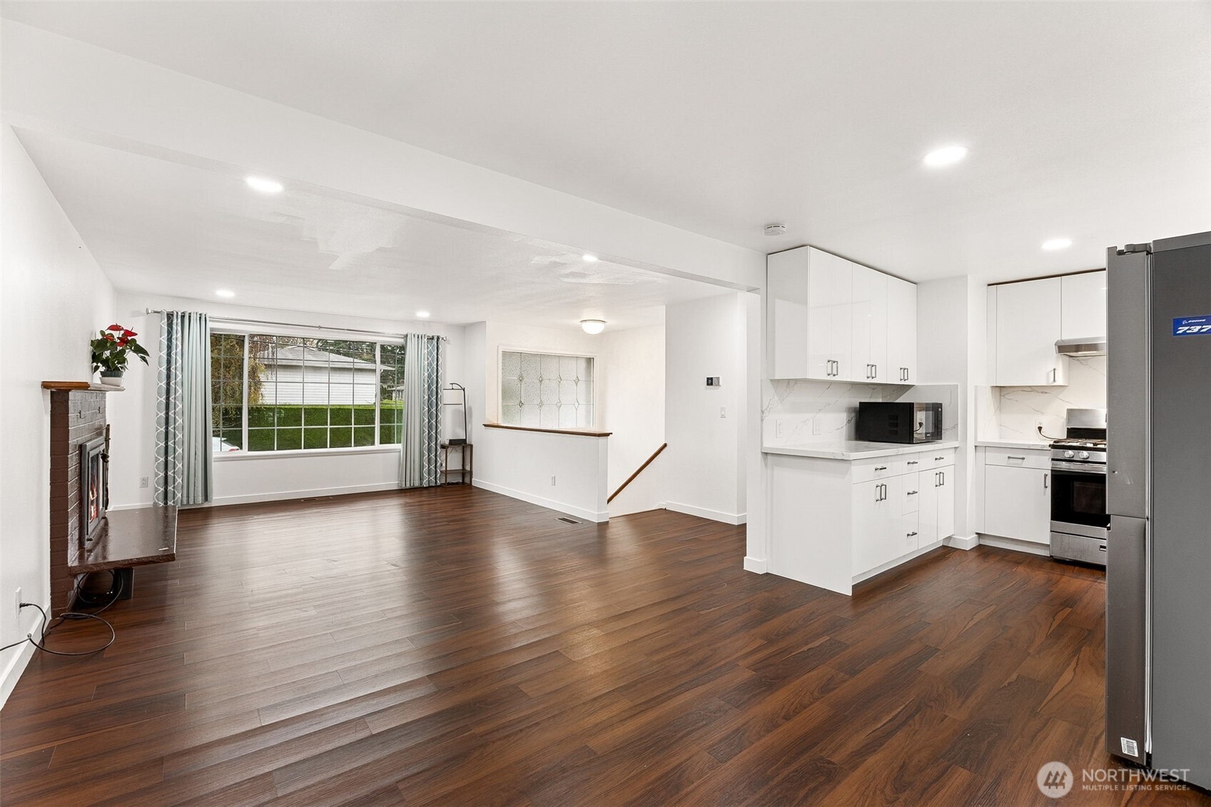 Kitchen with newer appliances and brand new water filtration system.