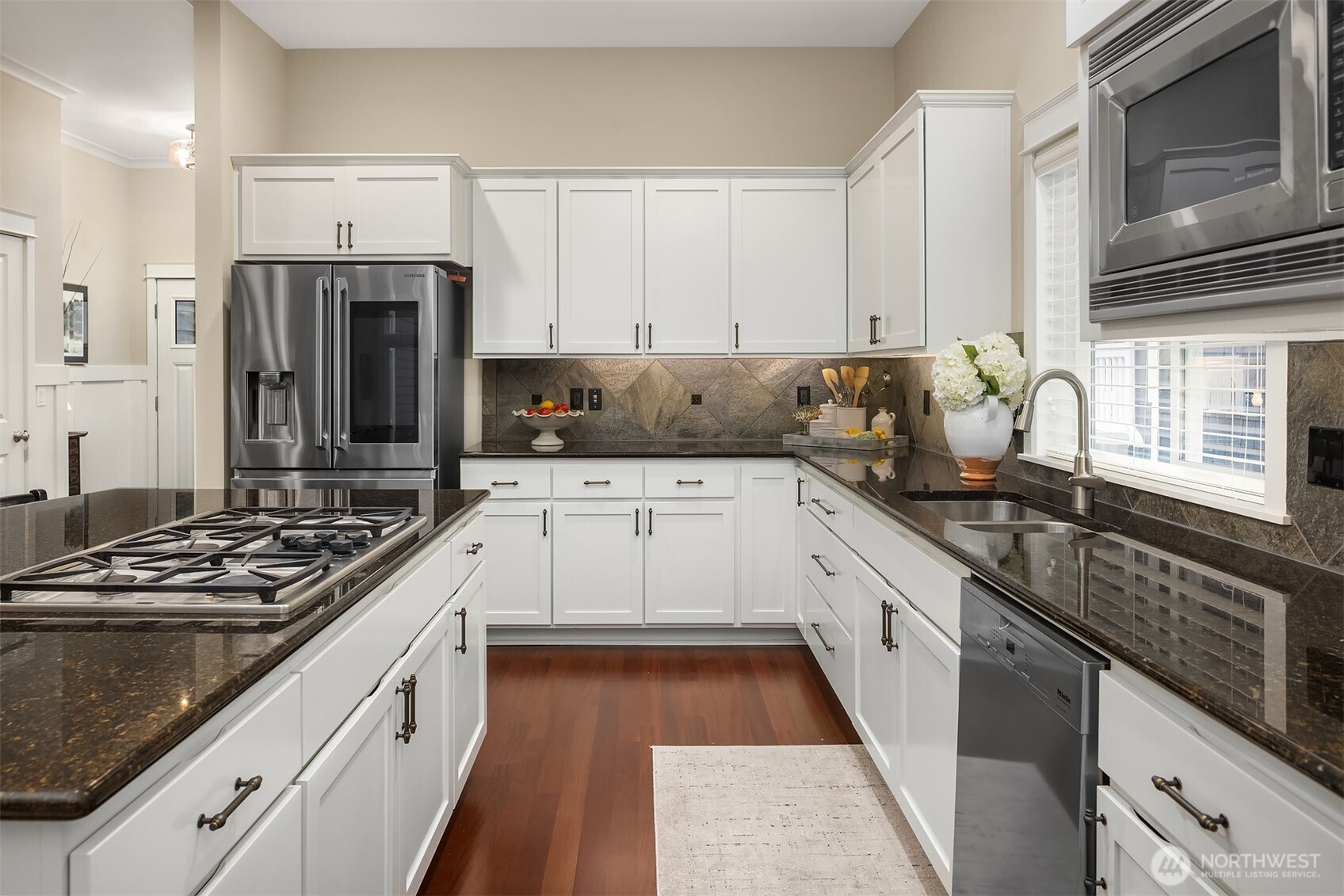 Light and bright updated kitchen