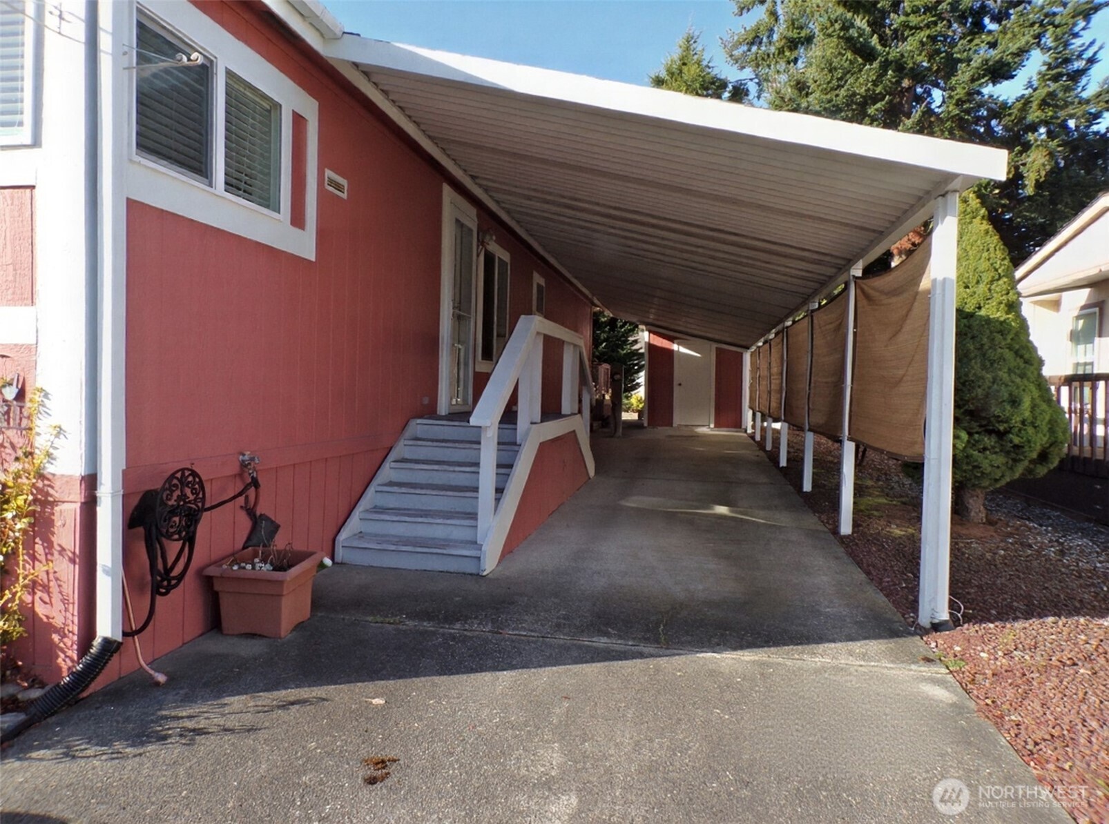Long Carport 2 cars easy