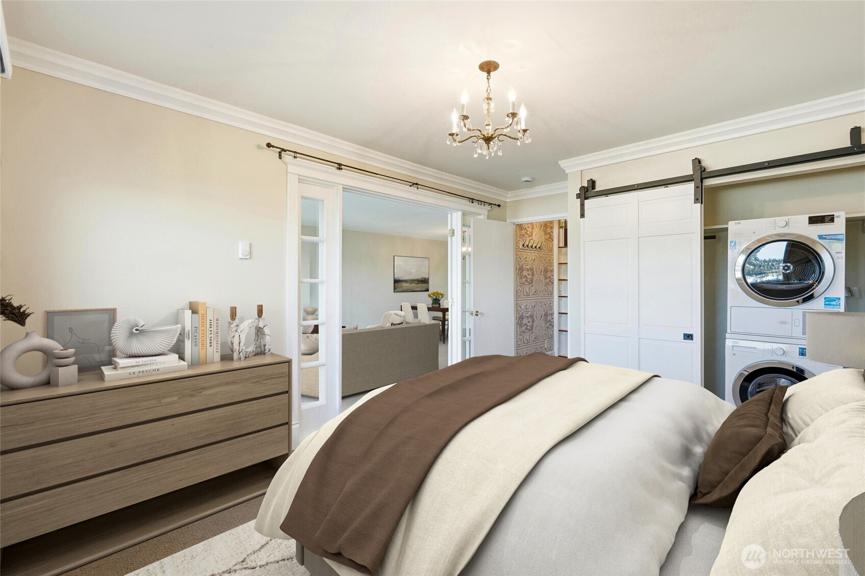 Primary suite with private laundry for ultimate convenience.