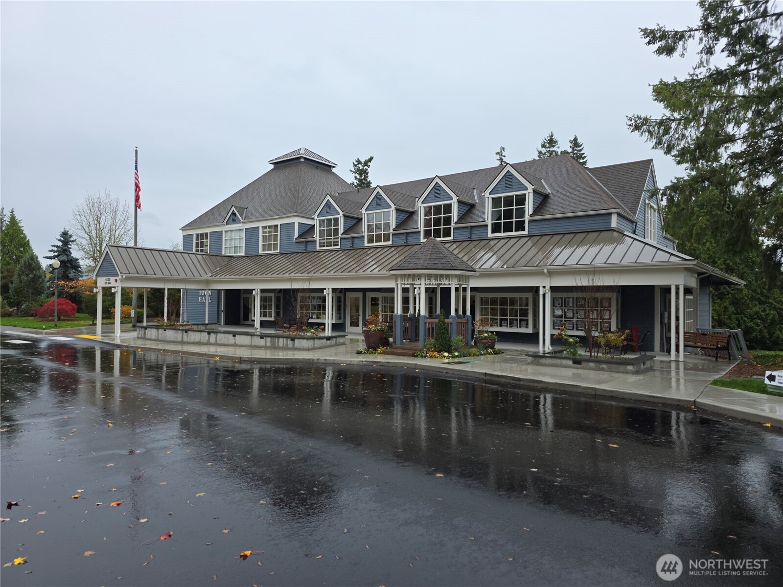 Town Hall.  Larger meeting areas.  Dining room.