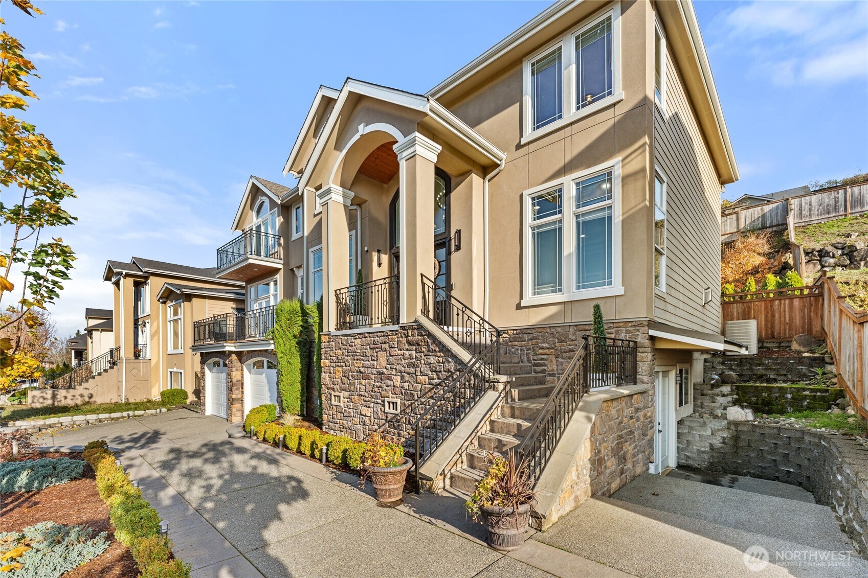 Laundry room with backyard access