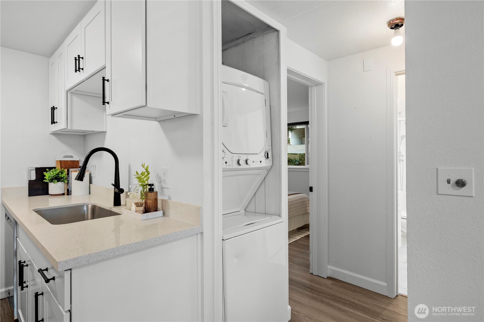 Extra storage cage in the basement