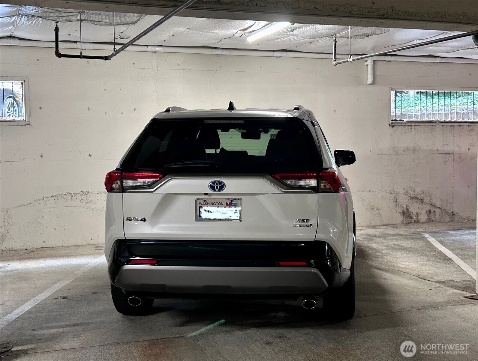 Extra large vehicle will fit in your reserved parking space.