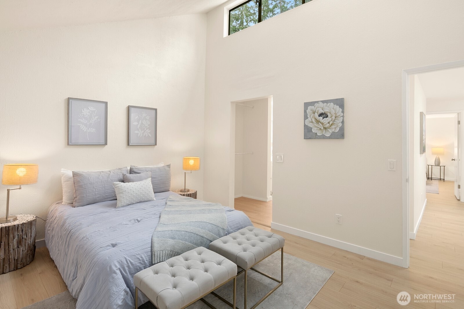 Bedroom #2 - Plenty of space for large bed and storage.