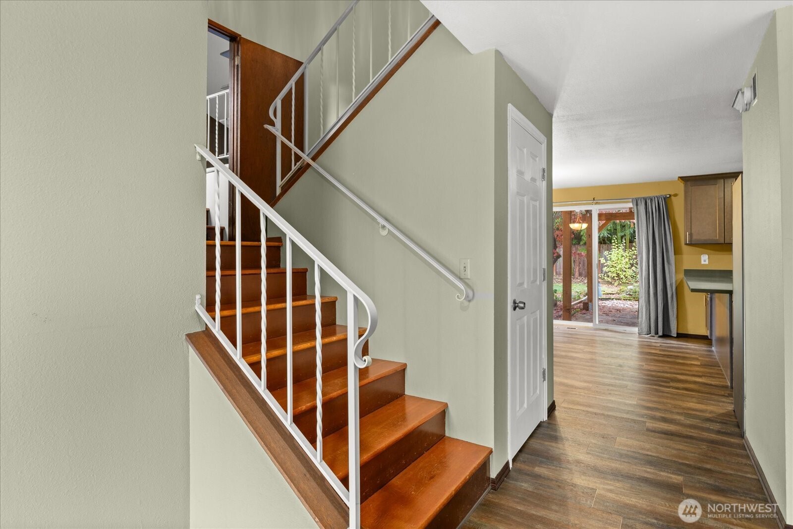 Stairs to upper level