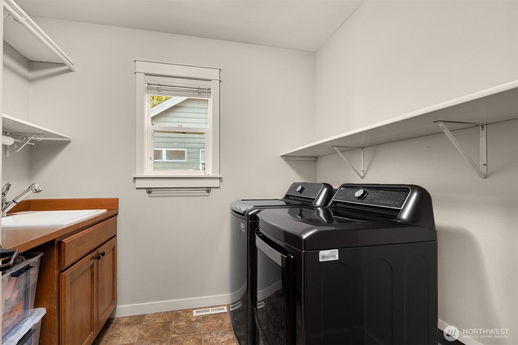 Upstairs utility room