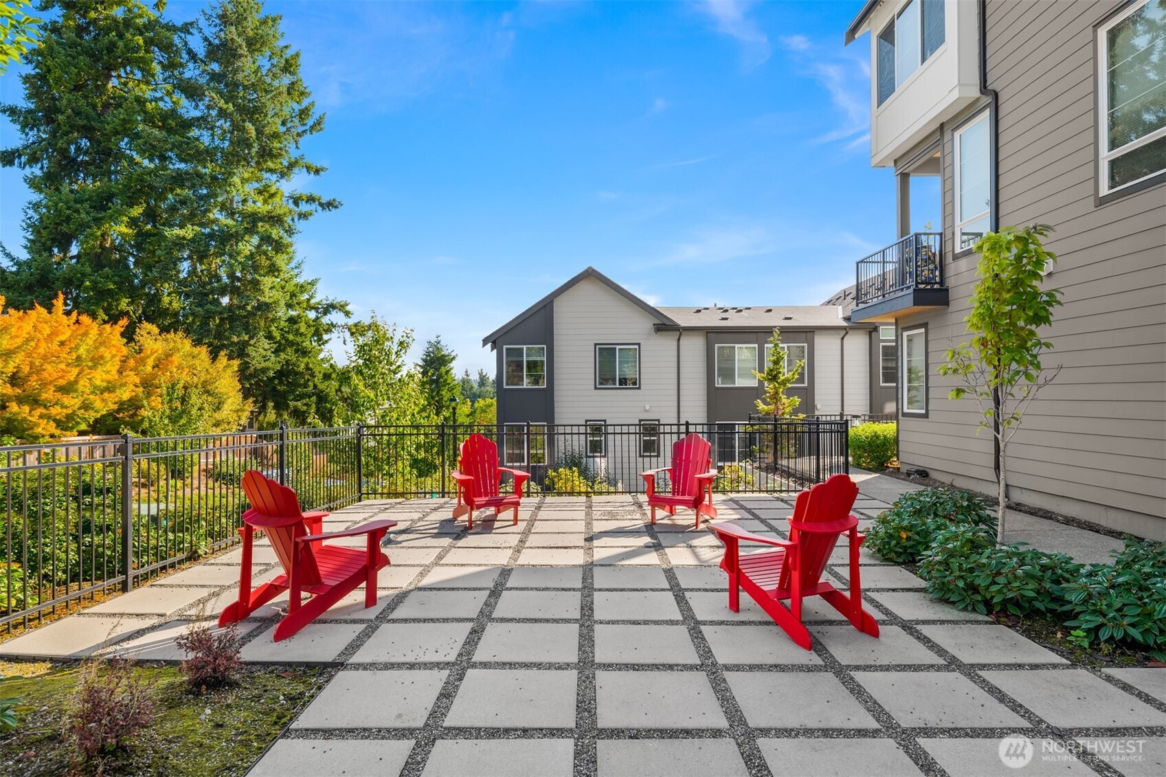 Lovely open patio for large gatherings and neighbors to hang out!