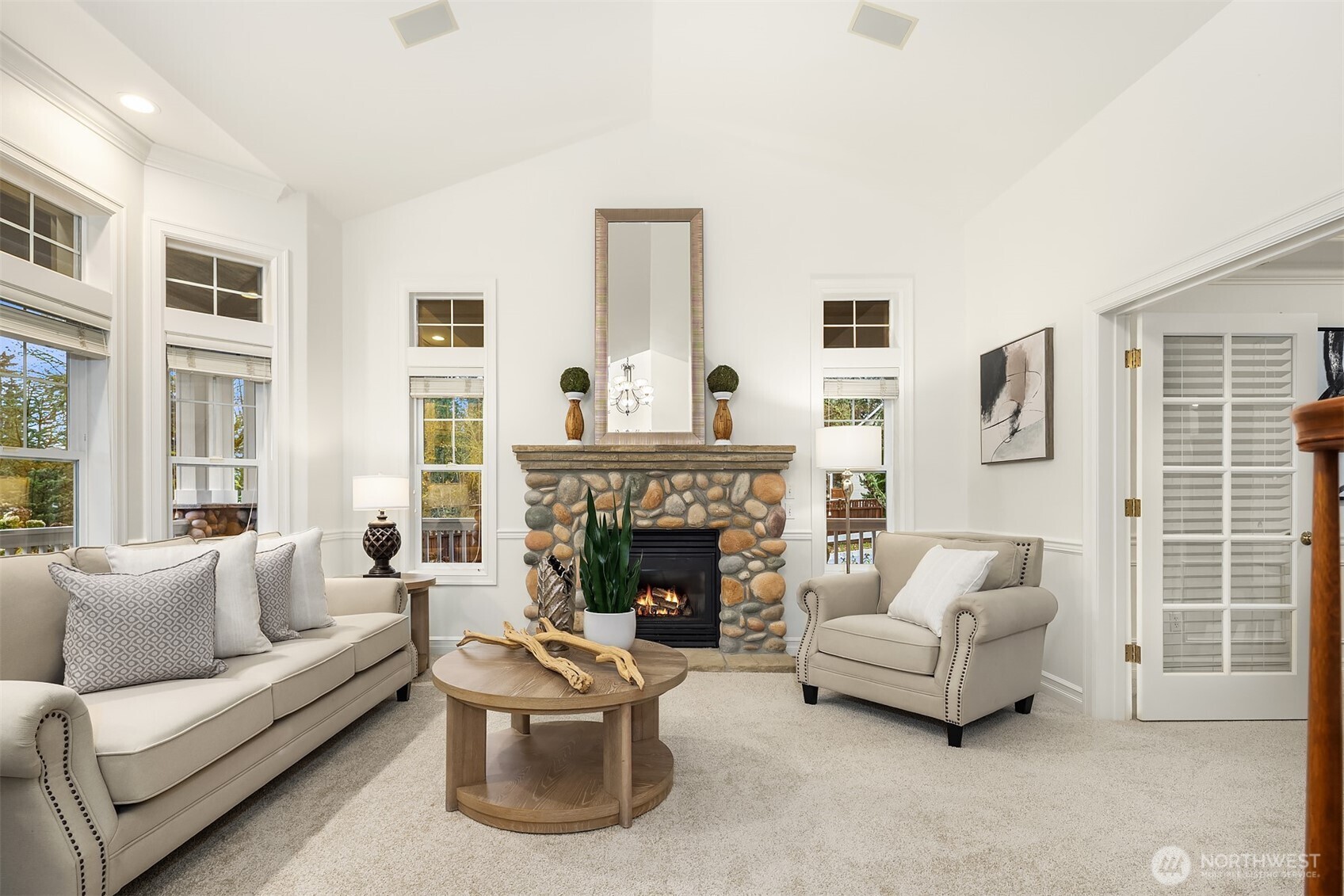 The family room is the perfect place for relaxing.