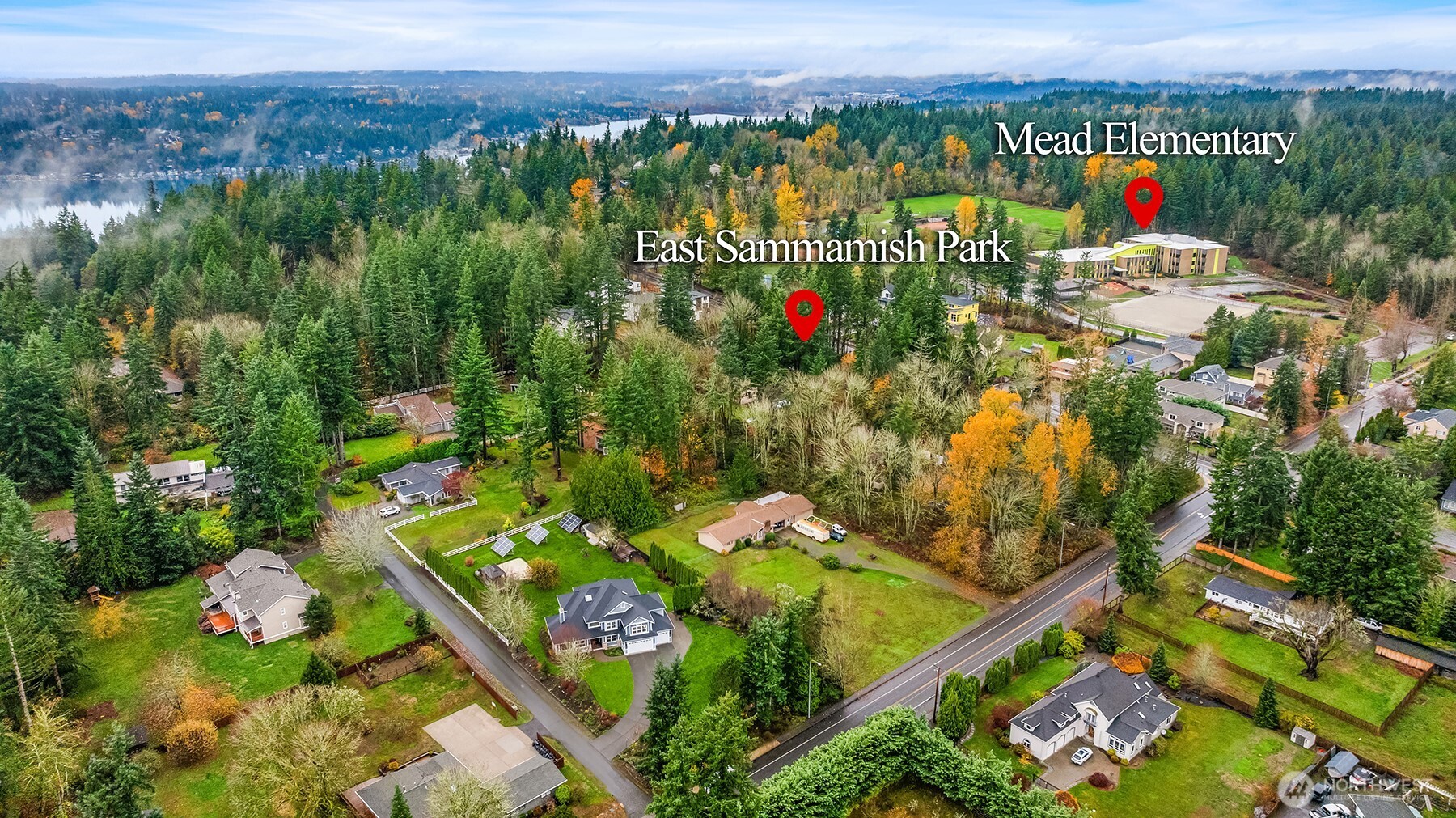 A 2 minute walk to Mead and ESP. That's one crosswalk to get to school and to one of the most beloved parks in the area complete with sports fields and courts (tennis, pickleball, anyone?) and a large playground.