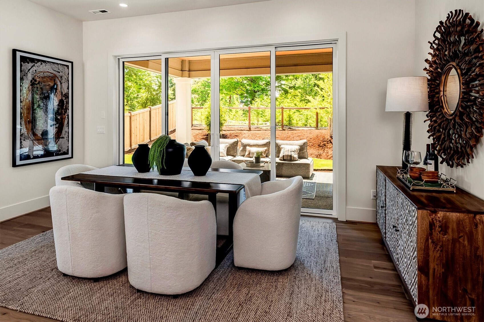 Photos are of a model home