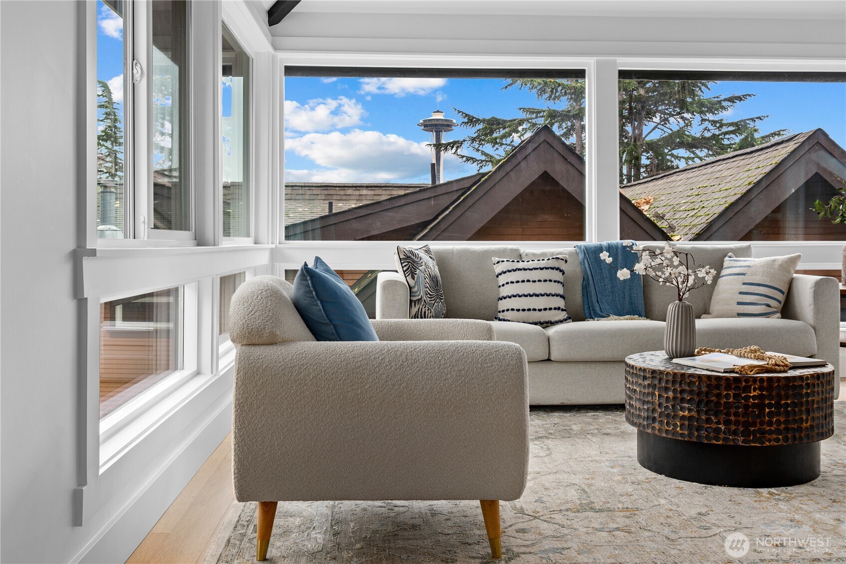 Cozy and bright and light too!