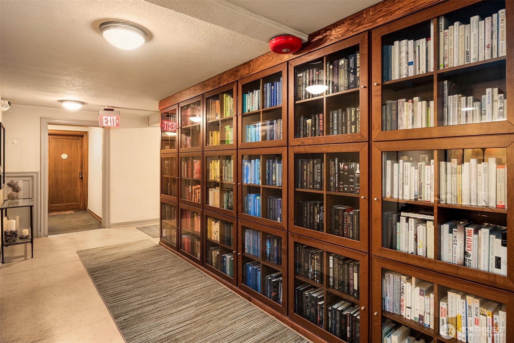 Community library space.