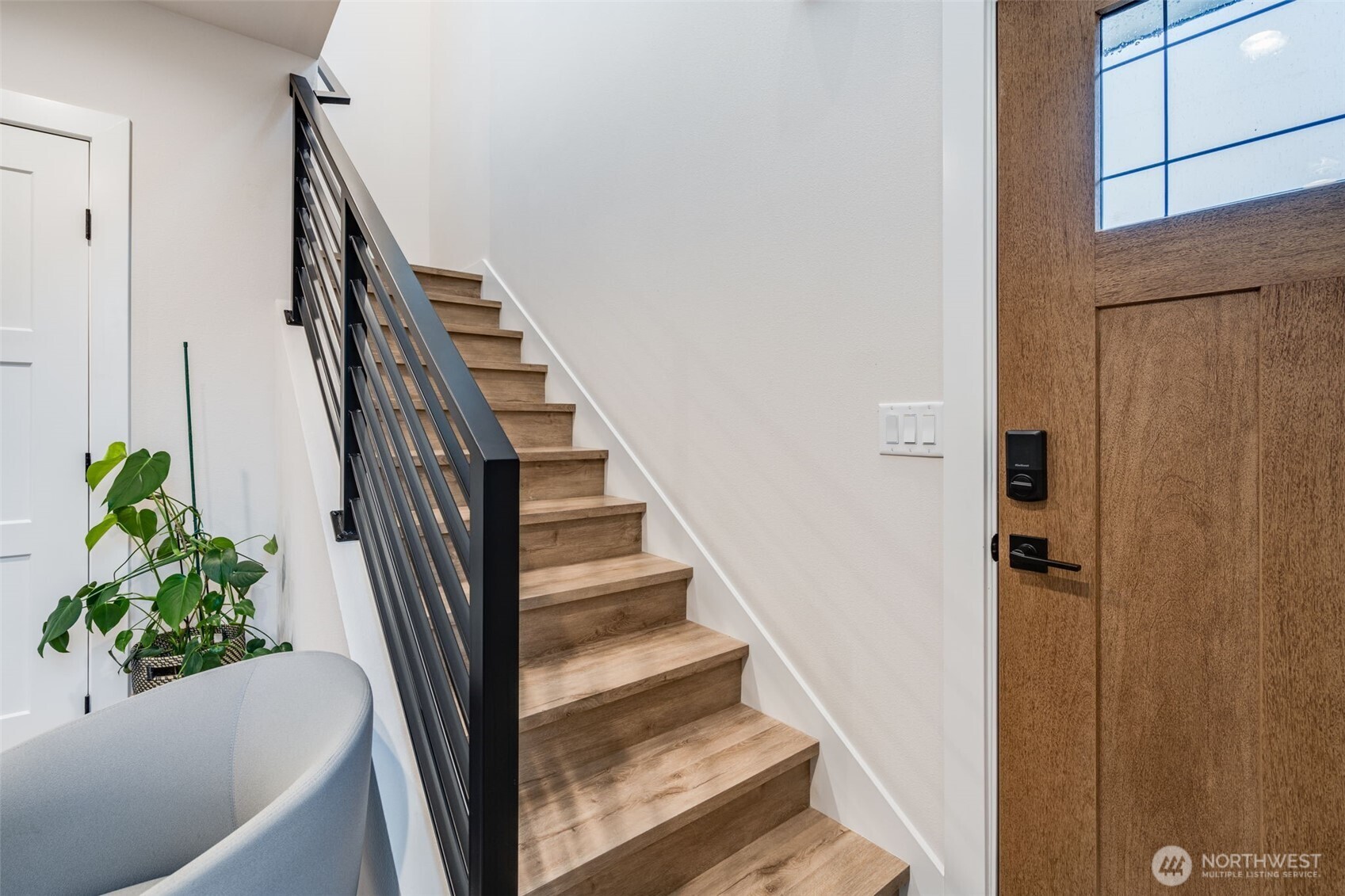 Stairs to Upstairs Level