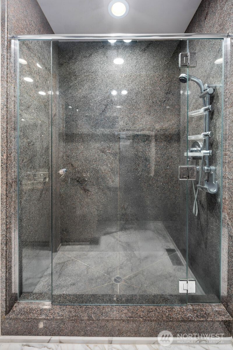 3/4 bath with vanity on main level