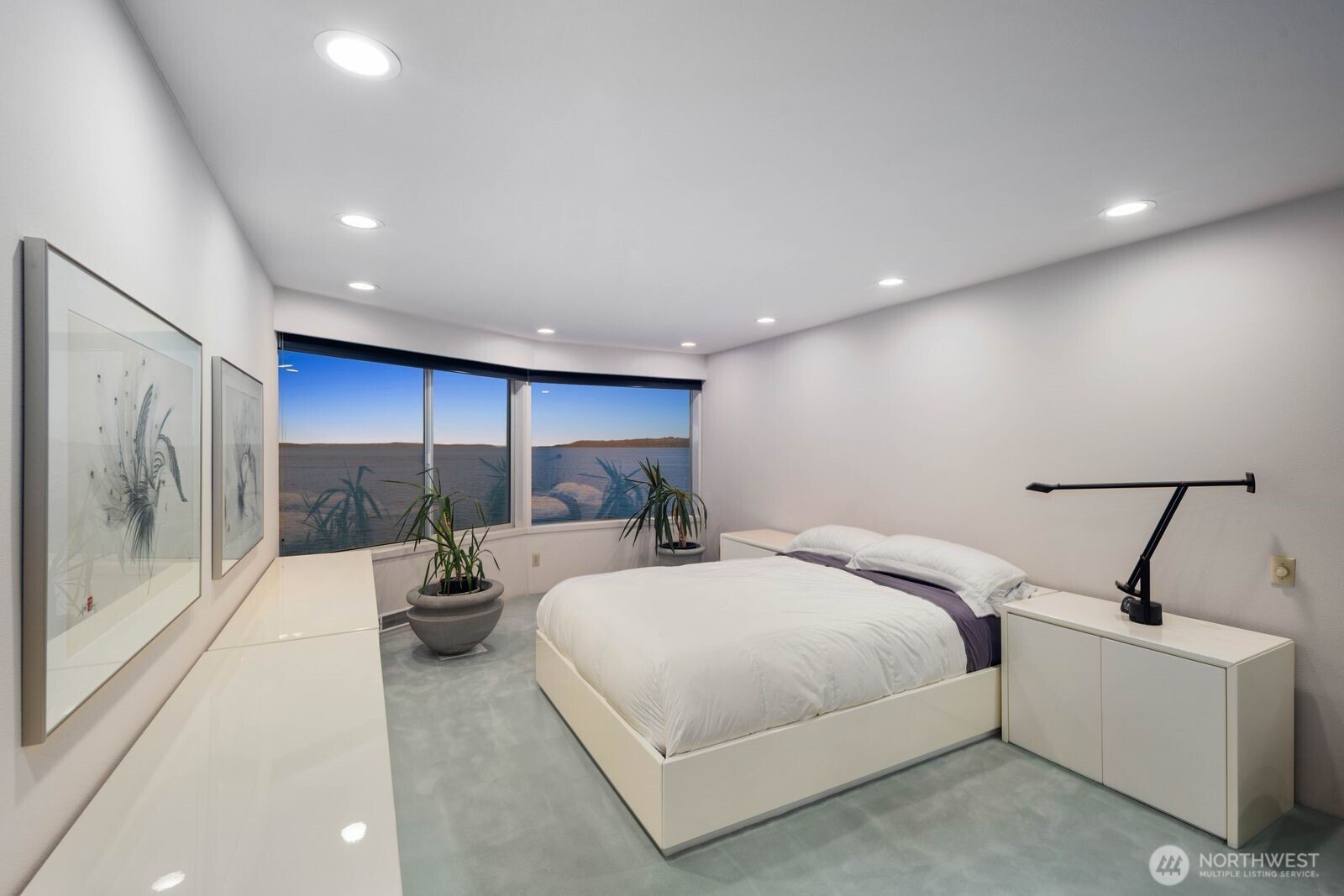 Beach side primary bedroom