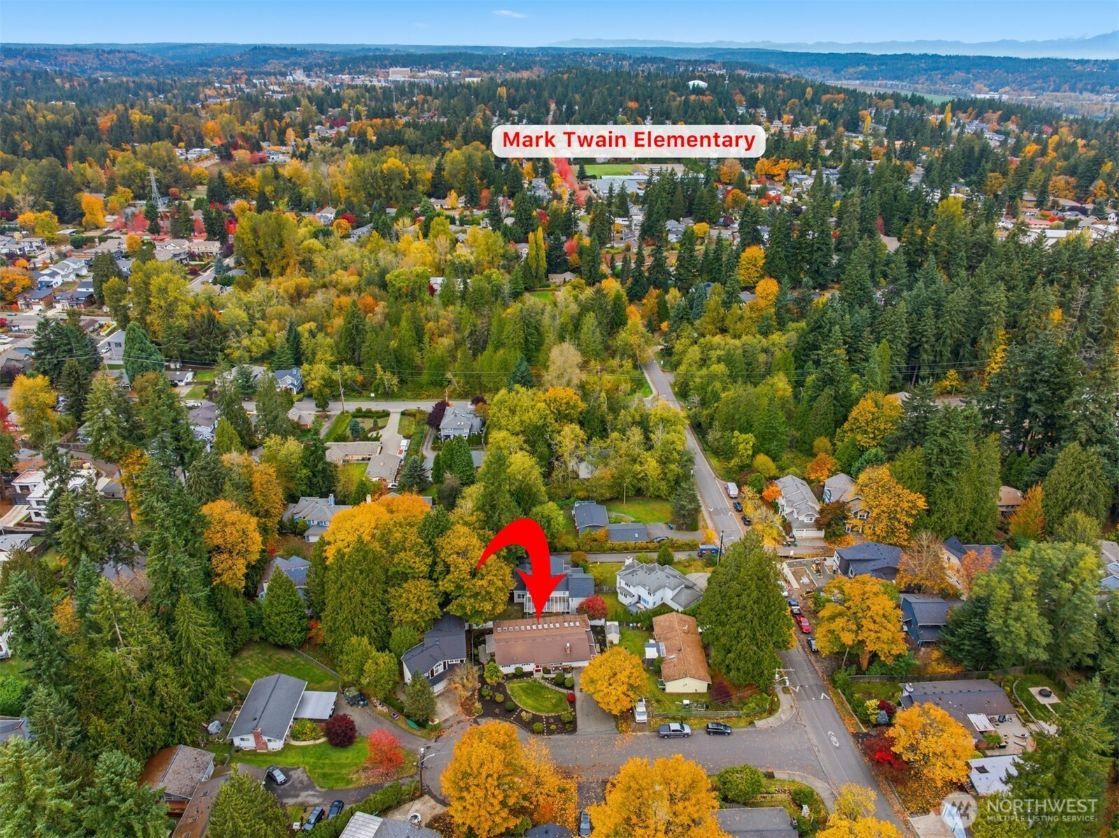 The elementary school is literally just up the street!