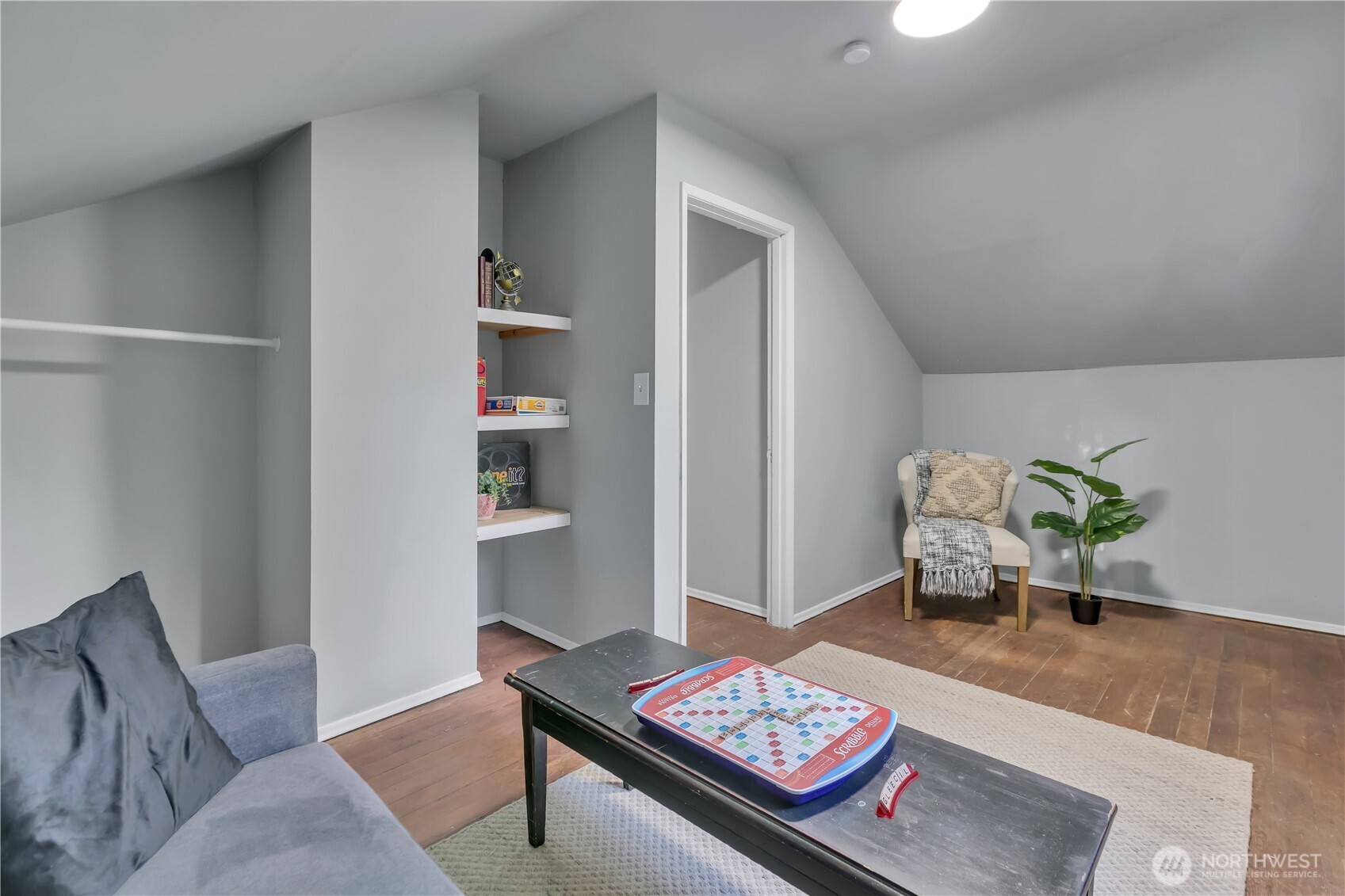 Upper-level living area