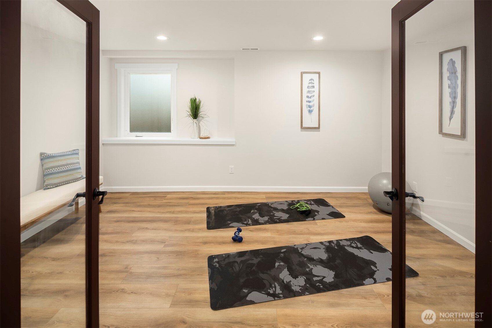 A yoga studio?  Home Office?  Flex Room? On the Lower Level.