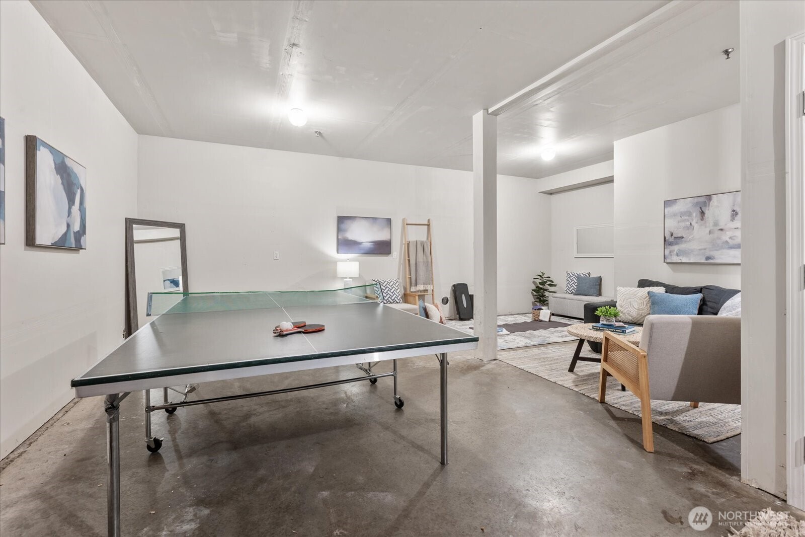 Massive garage setup with bonus space