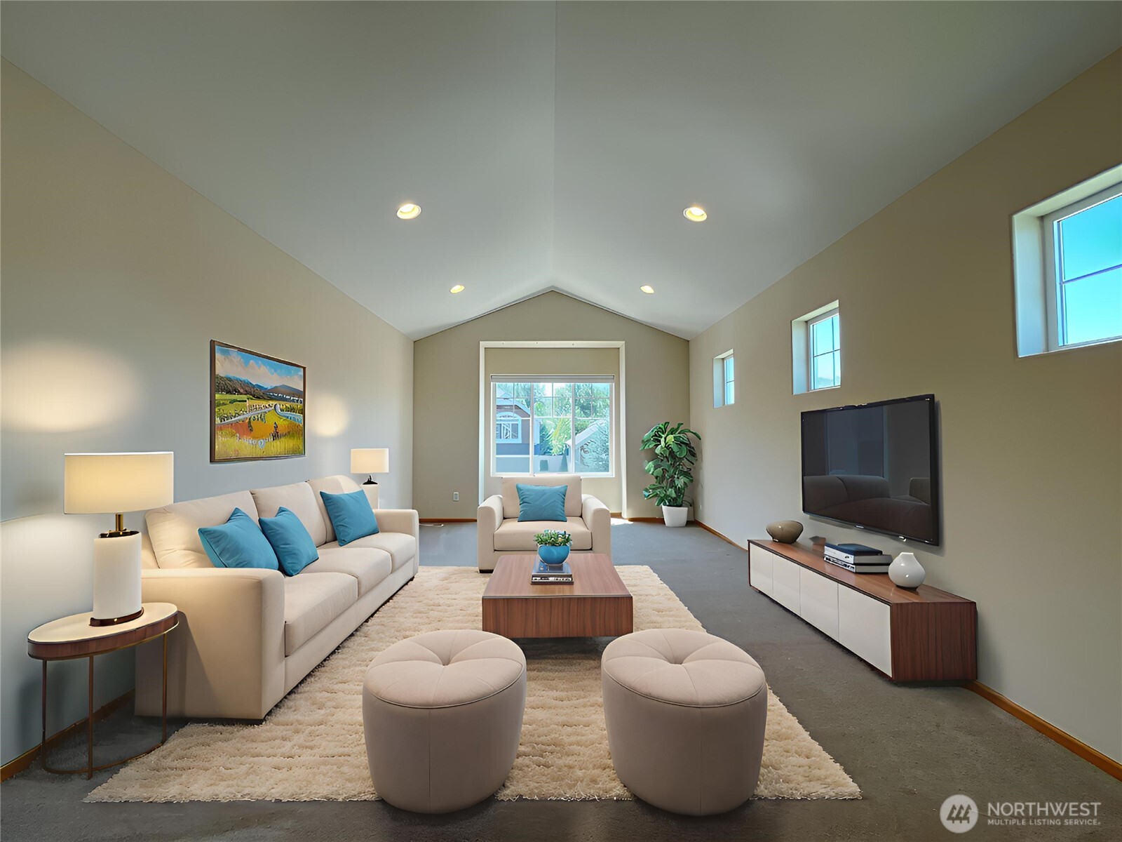 Upstairs media/ playroom