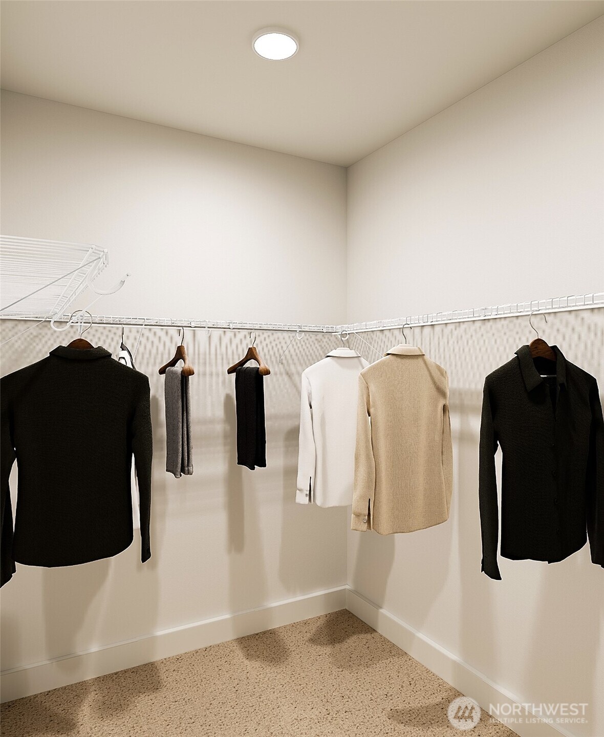 Primary Closet- Façade, Ext Colors, Interior Photos & Floor Plans for illustrative purposes only. Actual Facade, Ext Colors, Interiors & Floor Plans may differ.)