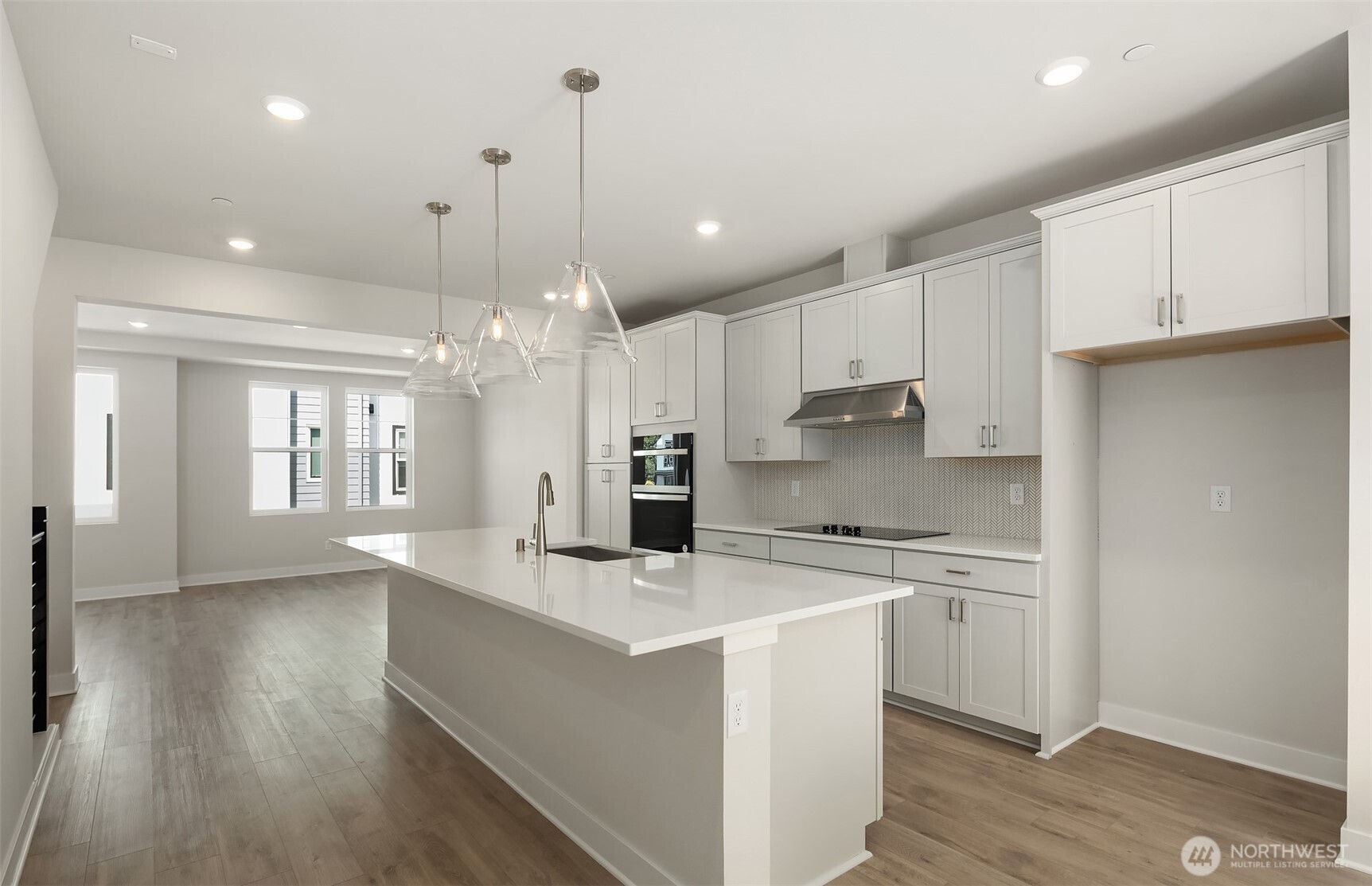 Kitchen to gathering room