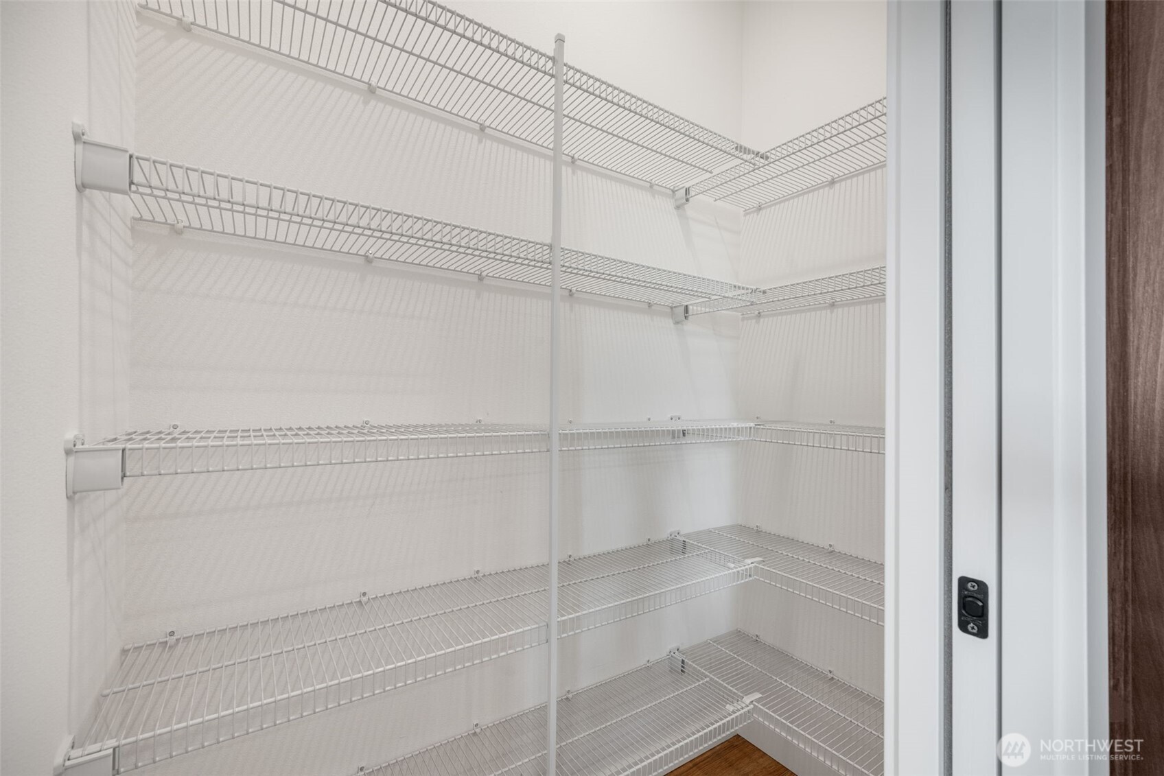 Look at all of the storage in the pantry!!   Photos are of model home of same floorplan. Color schemes will vary.