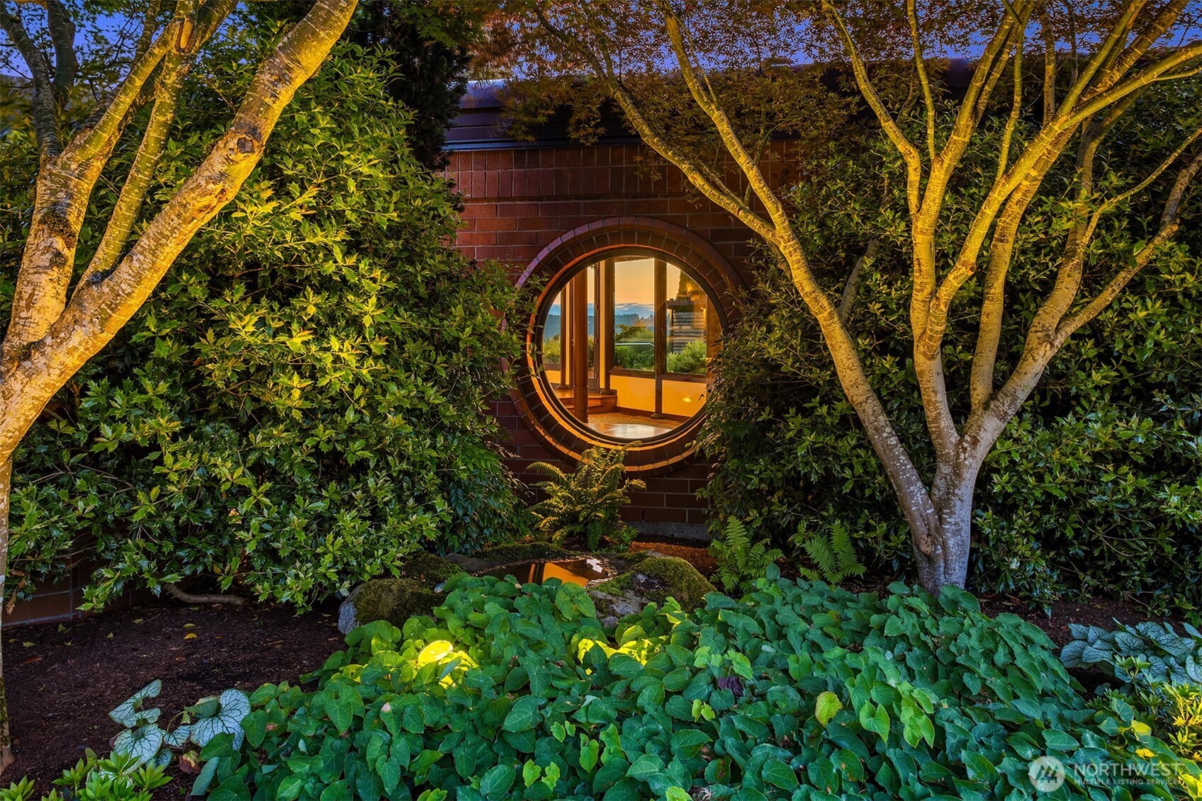 Unique architectural details throughout