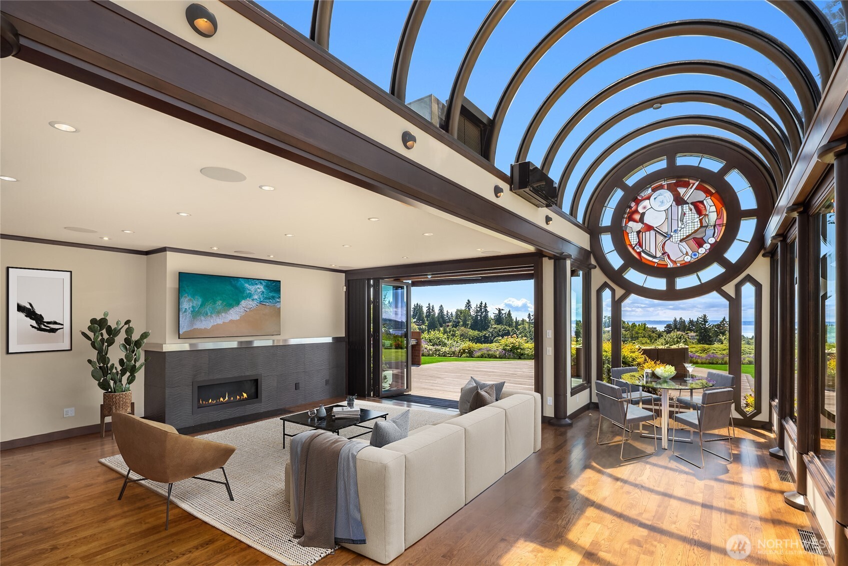 Soaring glass ceilings