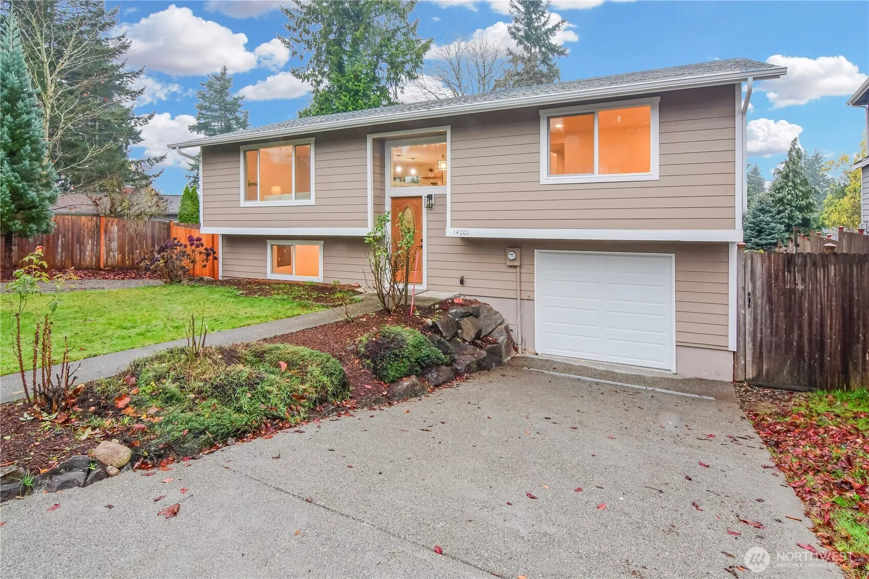 Come home to this remodeled home on a large private lot. Quick to Kirkland, Great school district. Great location.