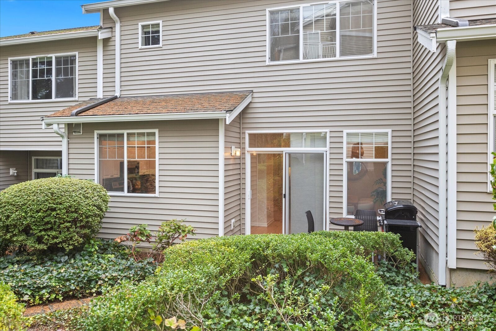 back of the building