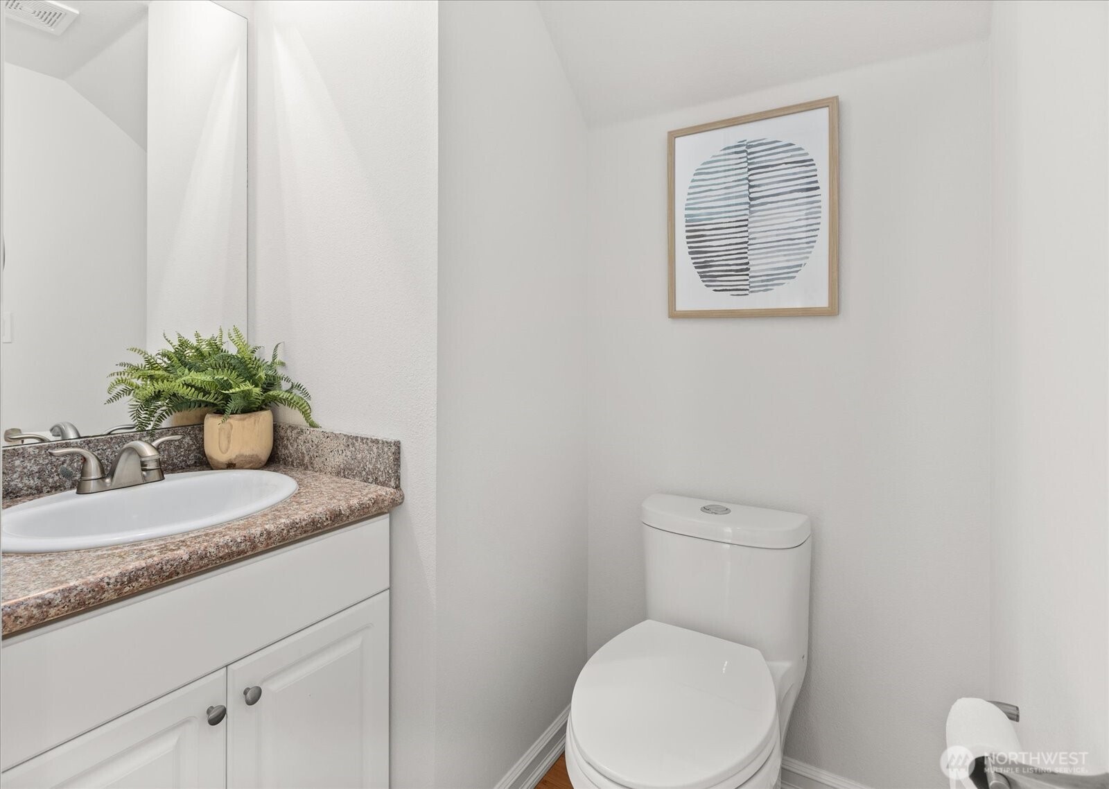 downstairs power room