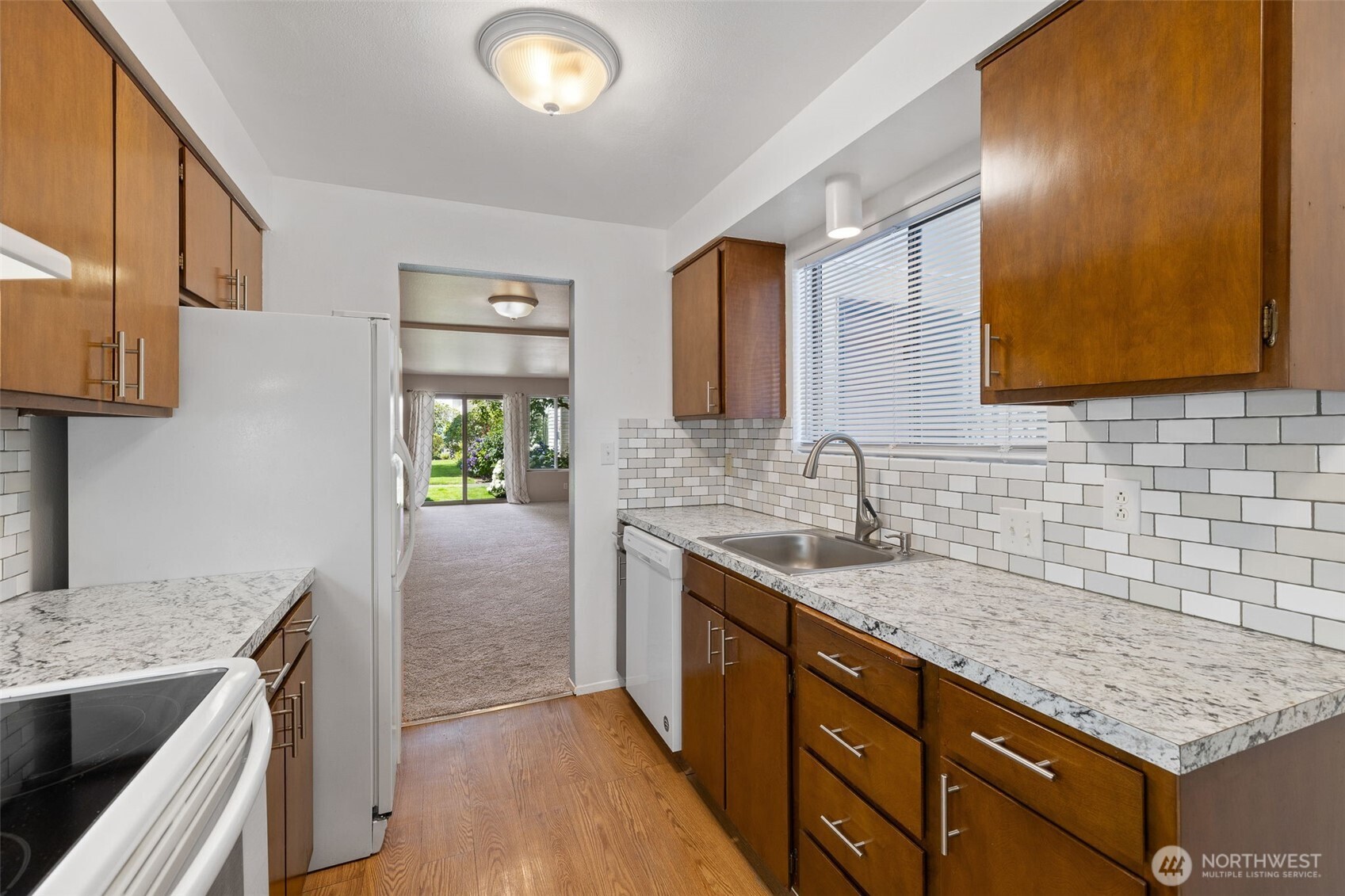 Roomy Galley Kitchen