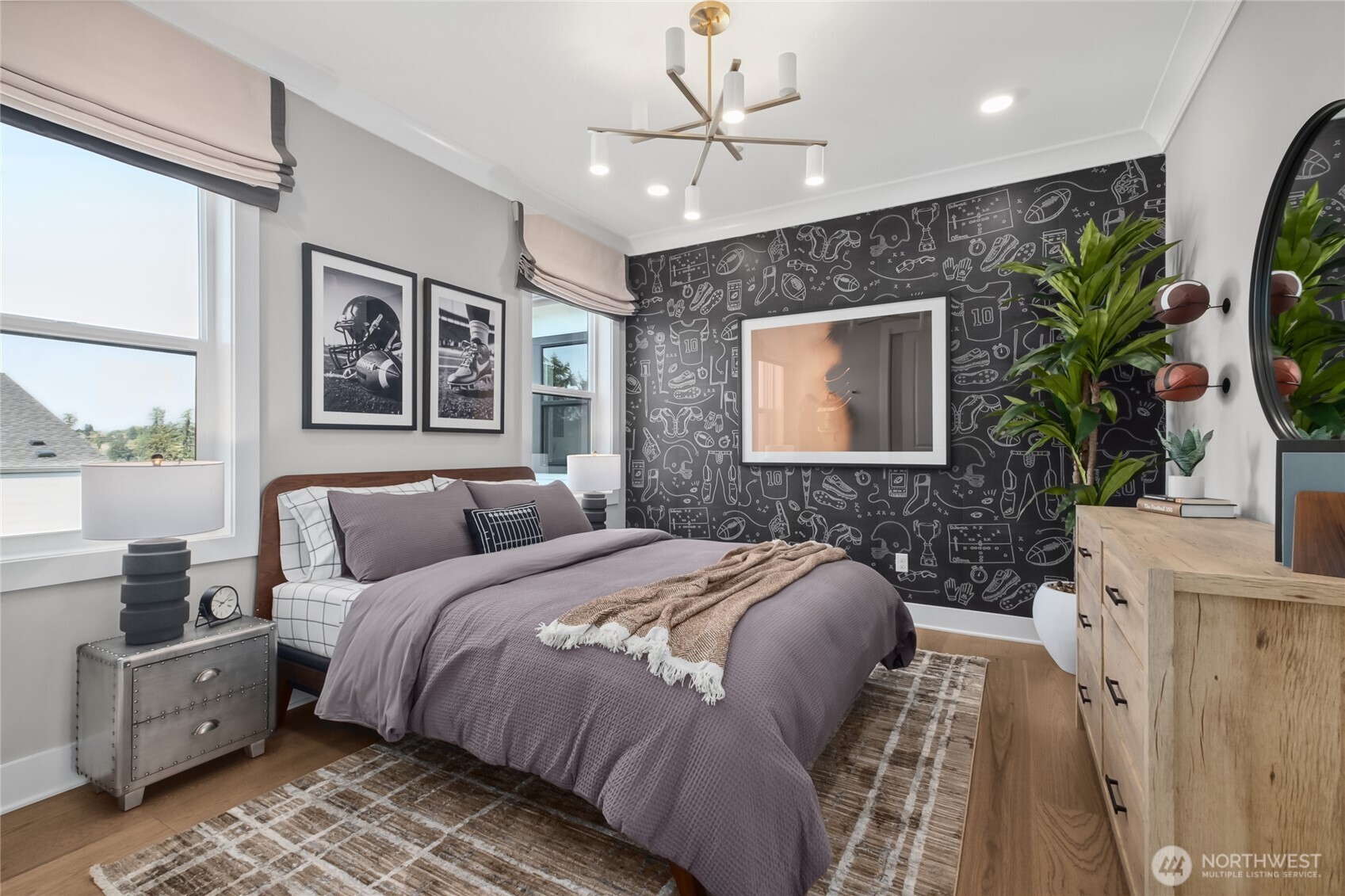 Secondary Bedroom.  Model Home pictures for illustration only. Colors and features may vary