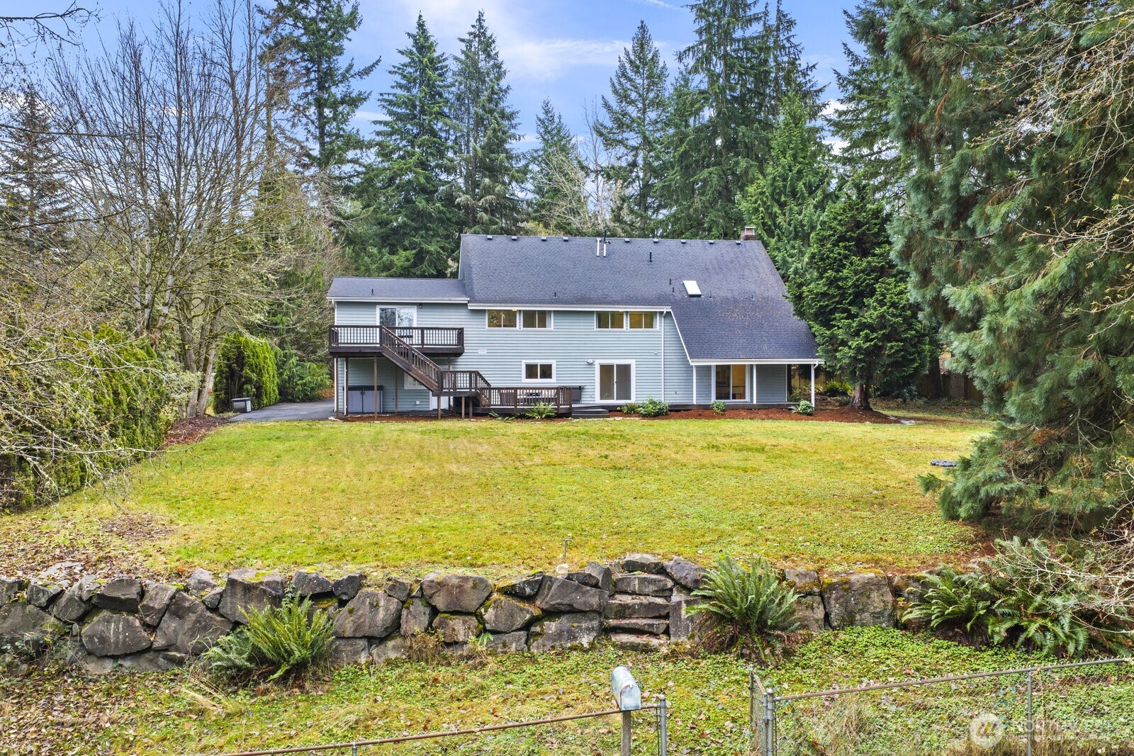 Large flat and usable neary one acre lot